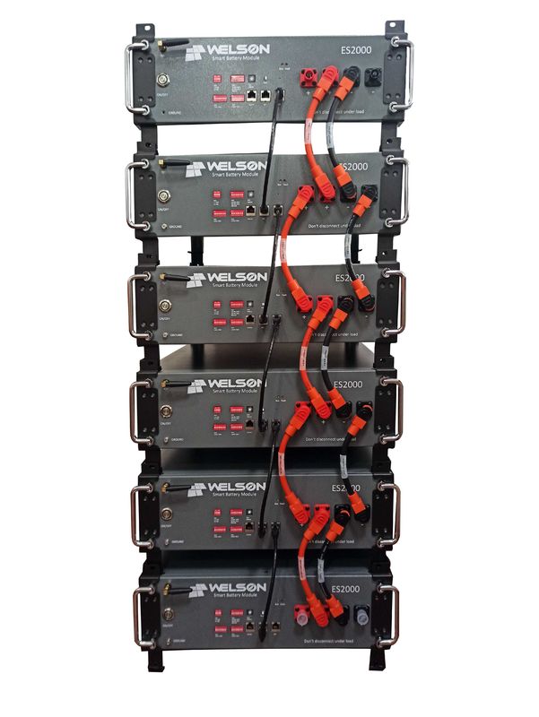 51.2V 14.4Kwh 10kwh 48v  15kwh Lifepo4 Battery Solar Storage System ES2000 PACK