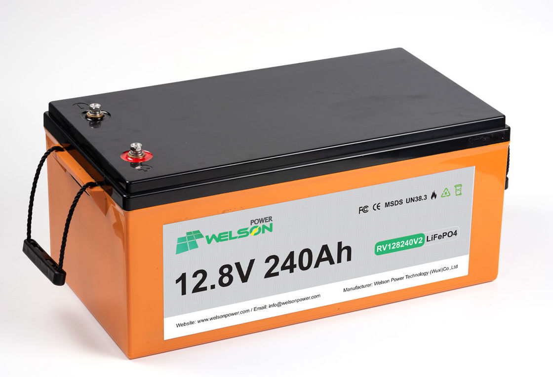 Rechargeable RV Lifepo4 Battery In Ups LFP 12.8V 240Ah 600a For Recreational Vehicle