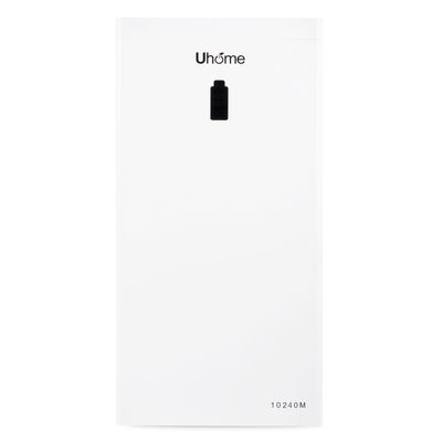 LFP10240M ภาพแข็ง ESS สีขาว โหมดการติดตั้งบนพื้น แบตเตอรี่แสงอาทิตย์นอกระบบ